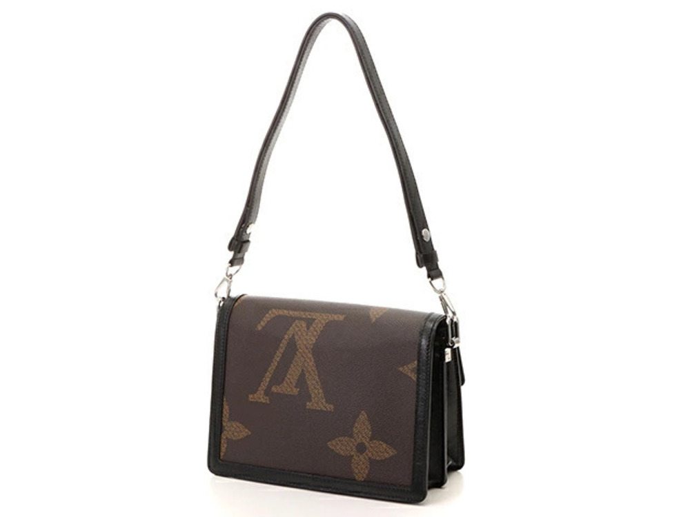 Louis Vuitton Shoulder Dauphine Bag Reverse Monogram Giant Brown